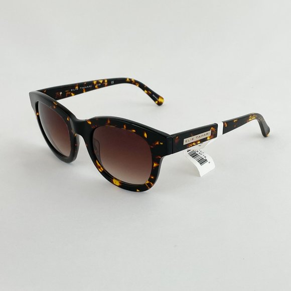 Elie Tahari Black & Gold Tortoise Sunglasses MSRP $158 main image 6